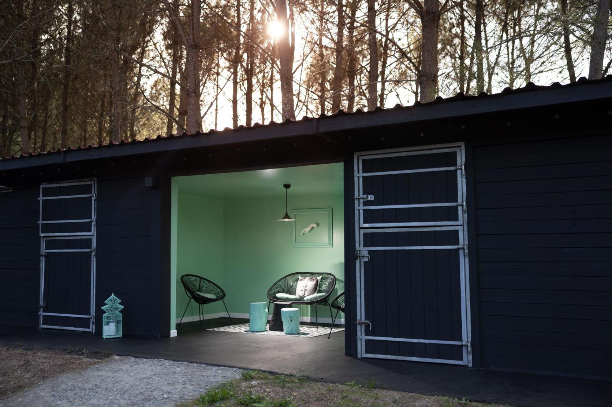 L Ost In Sensations -Hebergements Insolites Et Suites De Luxe Spa Sauna Piscine Foret Marcenais Bagian luar foto