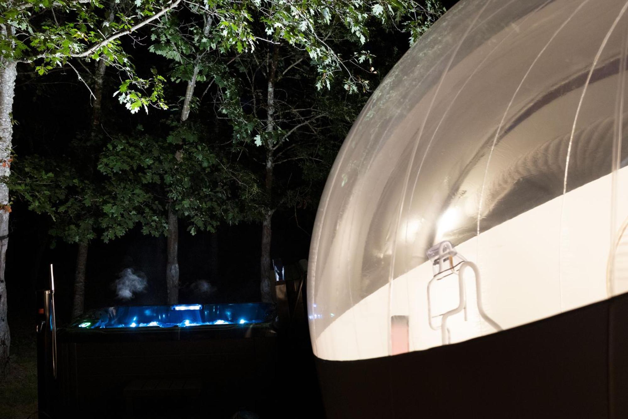 L Ost In Sensations -Hebergements Insolites Et Suites De Luxe Spa Sauna Piscine Foret Marcenais Bagian luar foto